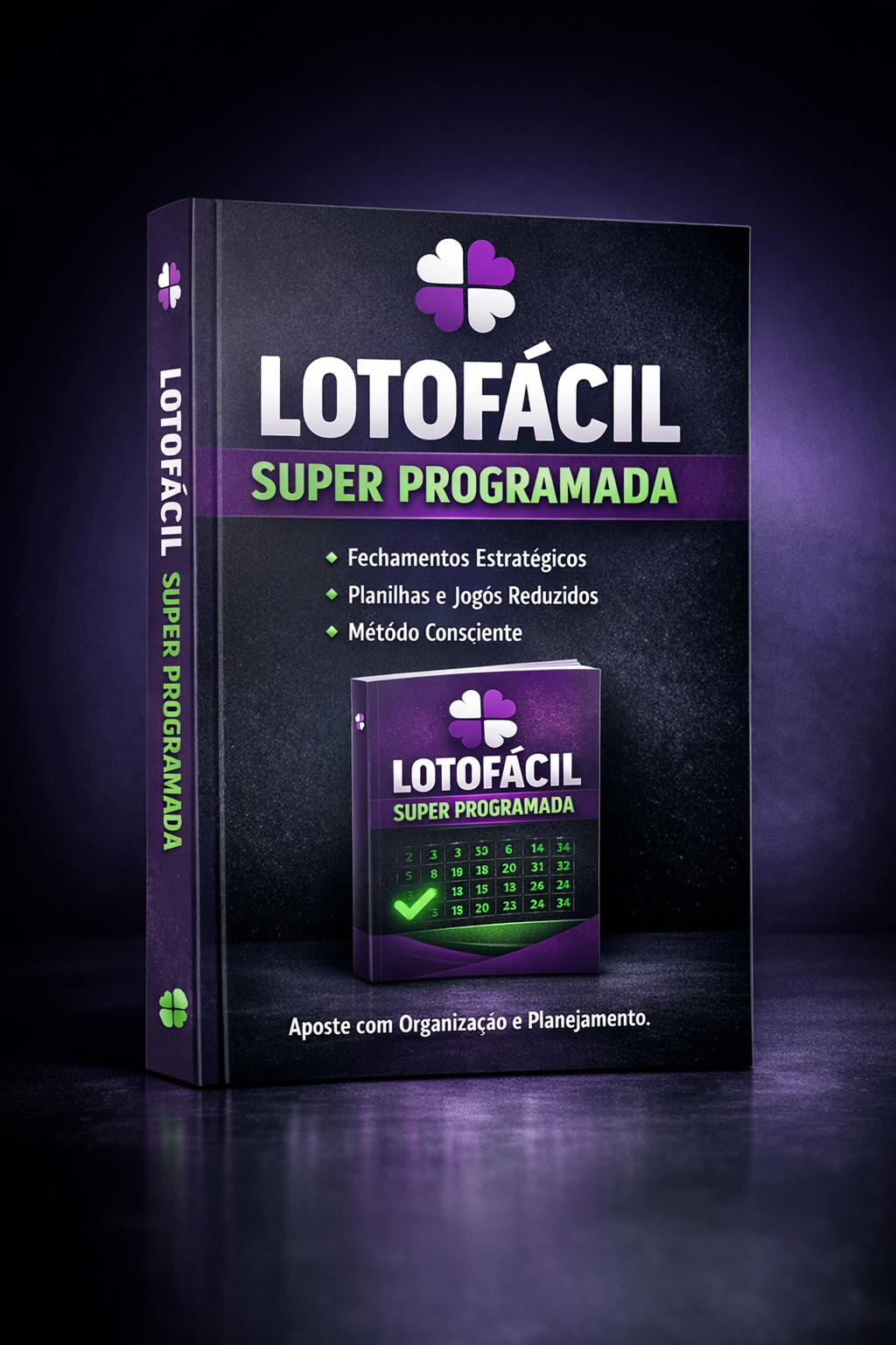 Capa 3D Lotofácil Super Programada